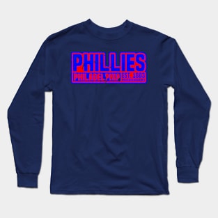 Philadelphia Phillies 1883 Vintage Long Sleeve T-Shirt